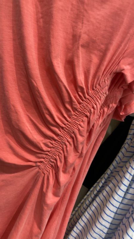 Summer dress. Vacation dress. T-shirt dress. Soft cotton fabric and flattering side ruched details  

#LTKSaleAlert #LTKFindsUnder50 #LTKOver40