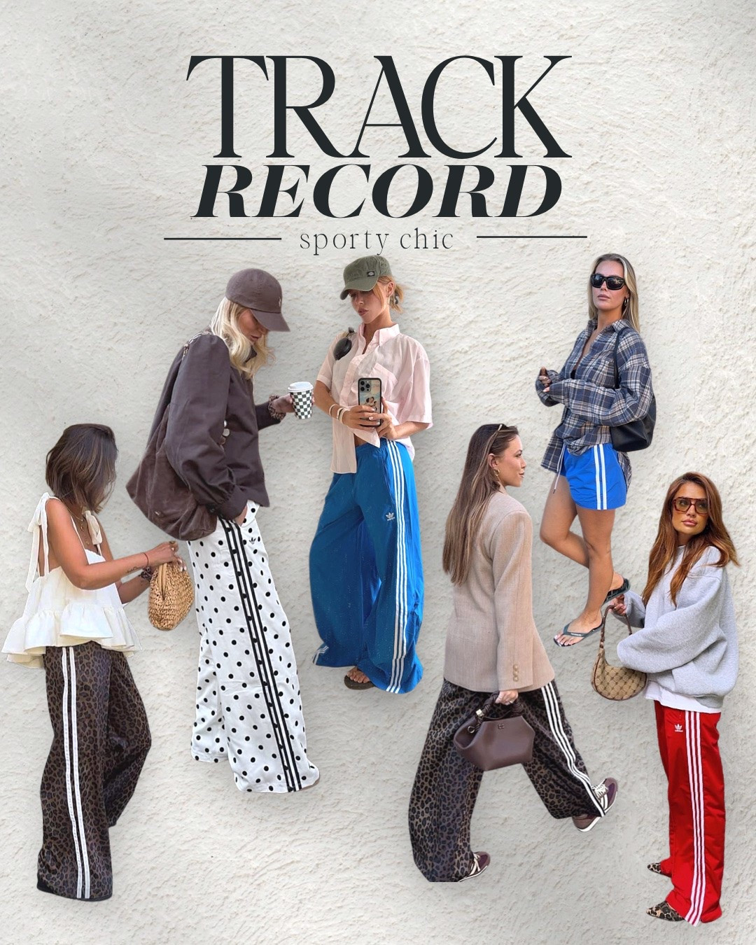 Track pants are officially part of the outfit now. 🖤 Styling sporty track pants beyond athleisure with oversized blazers, button-downs, relaxed knits, leopard print, ballet flats, flip-flops + elevated accessories. Basically: comfortable enough to live in, styled enough to leave the house in.

Shop my favorite track pants + sporty chic pieces for Fall 2026 below.

#TrackPants #SportyChic #AthleisureStyle #Fall2026Fashion #CasualOutfits #StreetStyle #AdidasStyle #MomStyle #Over40Style #FallOutfits

#LTKootd #LTKmomlife #LTKOver40