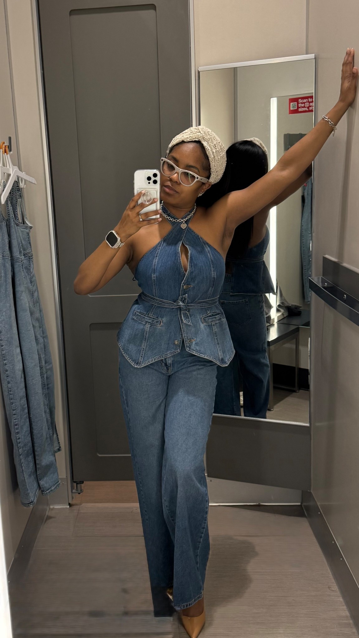 LTK Review: Wild Fable™ Cropped Denim Vest & Low-Rise Baggy Jeans

Denim Vest – A fun twist on a classic!
✔ Flattering Fit: The cropped length and halter neckline make it super chic.
✔ Adjustable Details: The neck tie and back bow give a custom fit + cute statement.
✔ Midweight & Comfy: Breathable cotton blend, perfect for all-day wear.

Low-Rise Baggy Jeans – Effortless and on-trend.
✔ Relaxed Vibes: Wide-leg silhouette with an easy fit = comfy and stylish.
✔ Classic Details: Belt loops, five pockets, and a sturdy midweight feel.
✔ True Low-Rise: Sits just right on the hips for that early 2000s aesthetic.

Paired these together for the ultimate laid-back denim look. Would you style it the same way or mix it up? Let me know! #LTKDenim #WildFableStyle #EffortlessCool

#LTKWatchNow #LTKStyleTip #LTKFindsUnder50