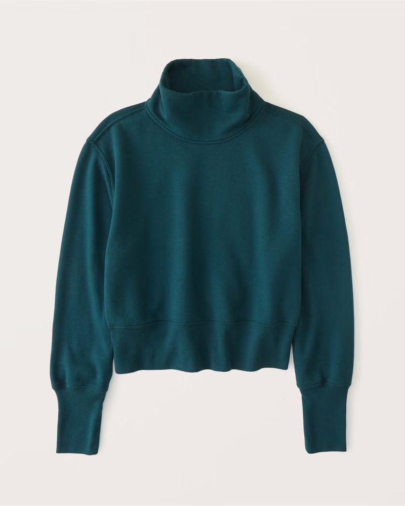 Wedge Turtleneck Sweatshirt | Abercrombie & Fitch (US)