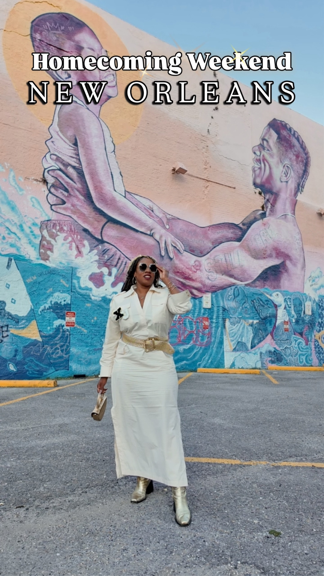 This past weekend, I returned to New Orleans to enjoy my 20th reunion homecoming at Xavier University. It was great seeing everyone and of course I had to shut down the fashion!! 

Flower Shirt dress- Nordstrom SZ L
Black 2 piece set- J Lux label SZ L
White top- Nordstrom SZ L
Jeans- thrifted
Olive halter backless dress- Nordstrom SZ L
Shirt dress- J LUX label SZ L
Sunglasses- Gucci


#LTKOver40 #LTKvlog #LTKMidsize