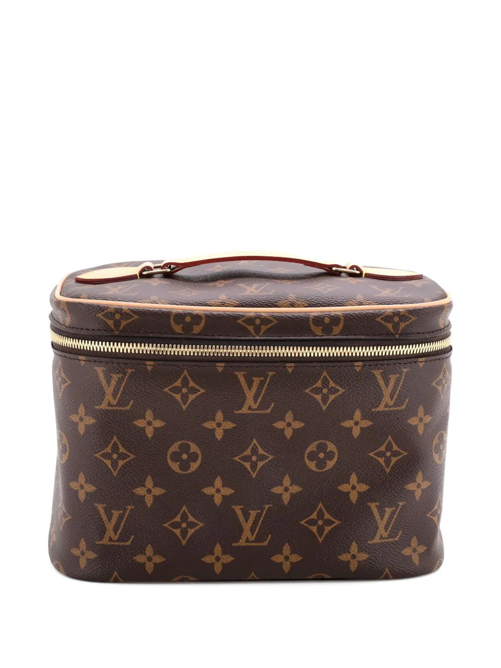 Louis Vuitton Pre-Owned Nice Vanity Case Monogram Canvas BB pouch - Brown | Farfetch Global
