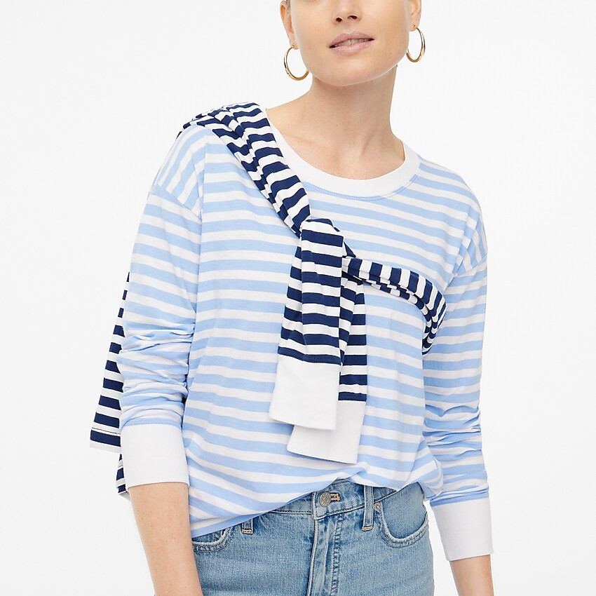 Long-sleeve striped tee | J.Crew Factory