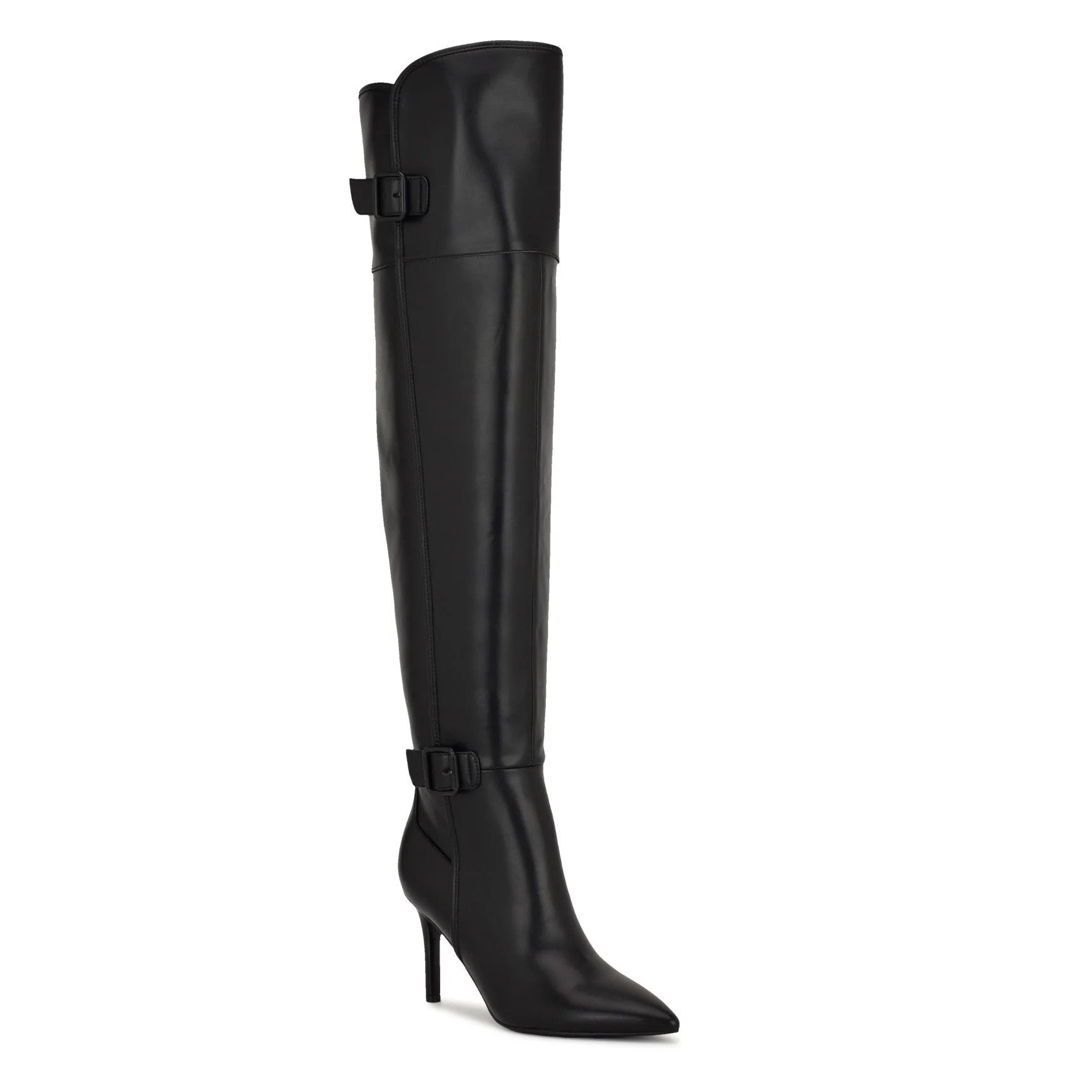 Women's Flye Over the Knee Heeled Boots - Black | Nine West | Nine West (US)