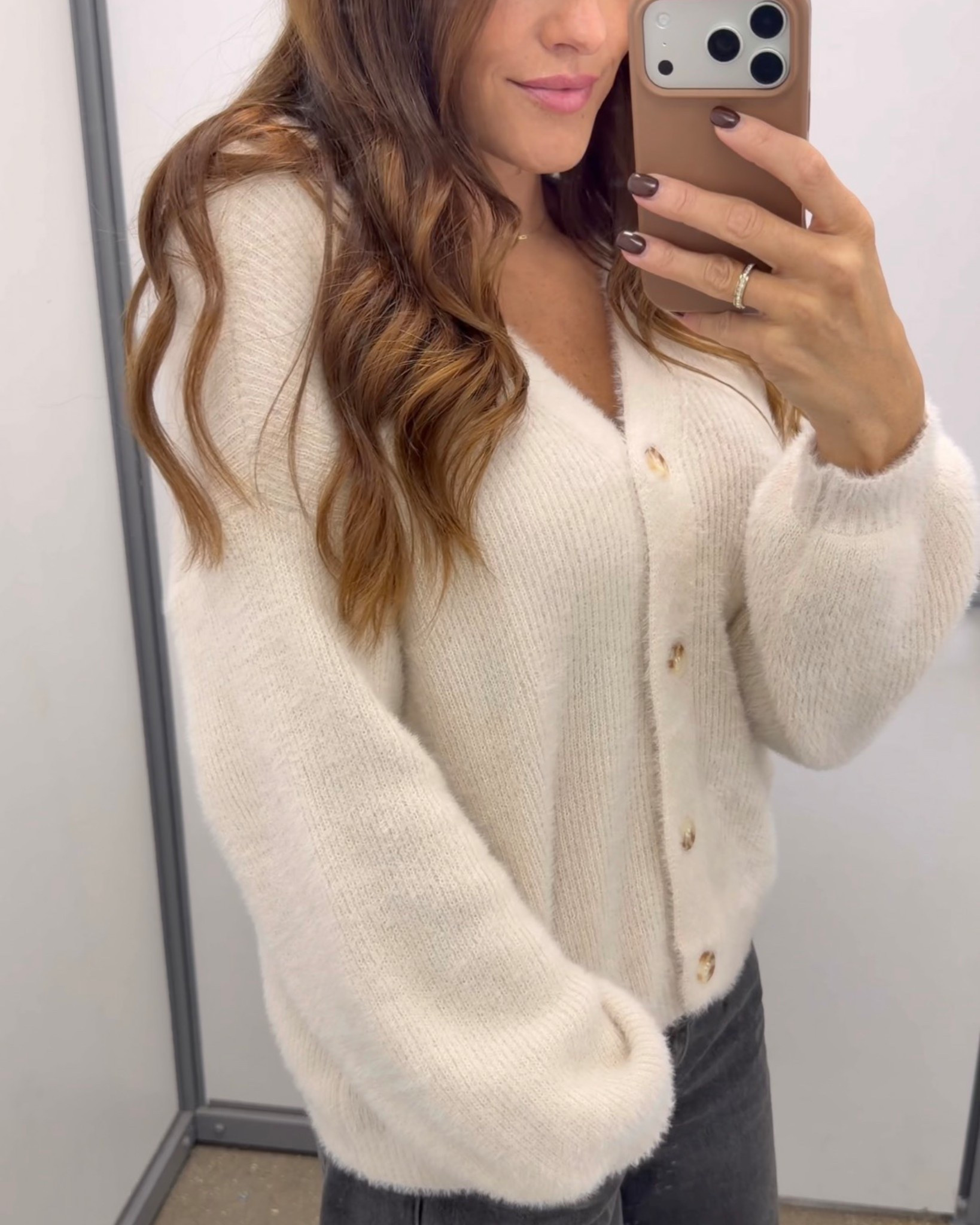 Cream Walmart Cardigan 