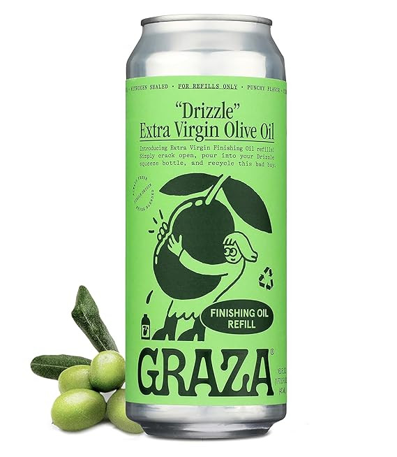Graza Drizzle Extra Virgin Olive Oil, Finishing Oil - High Polyphenol Early Harvest EVOO Finishin... | Amazon (US)
