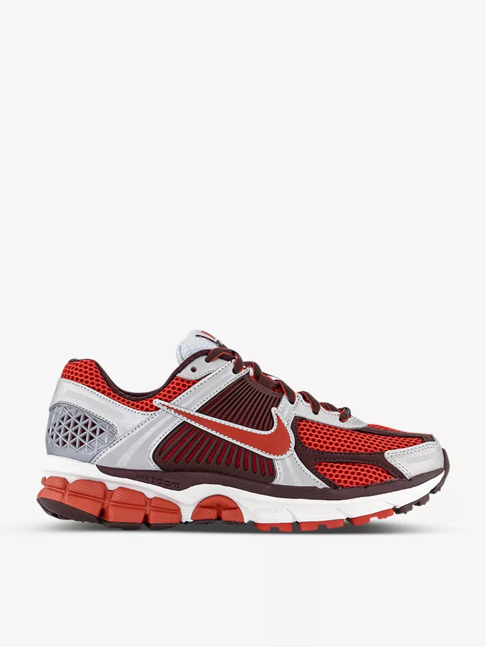 Zoom Vomero 5 Swoosh-embellished leather and mesh low-top trainers | Selfridges