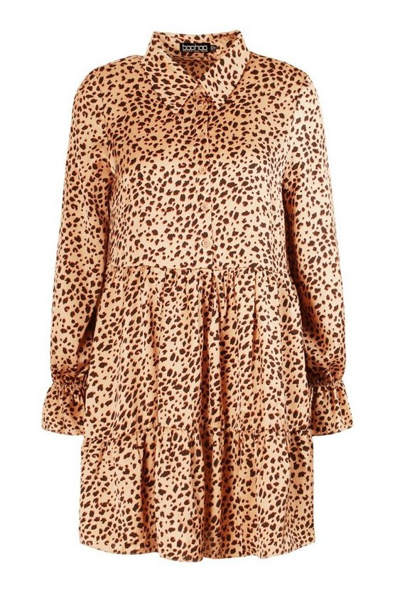 Button Down Smock Dress | Boohoo.com (US & CA)