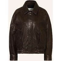 Nour Hammour Lederblouson Dalma braun | Breuninger (DACH)