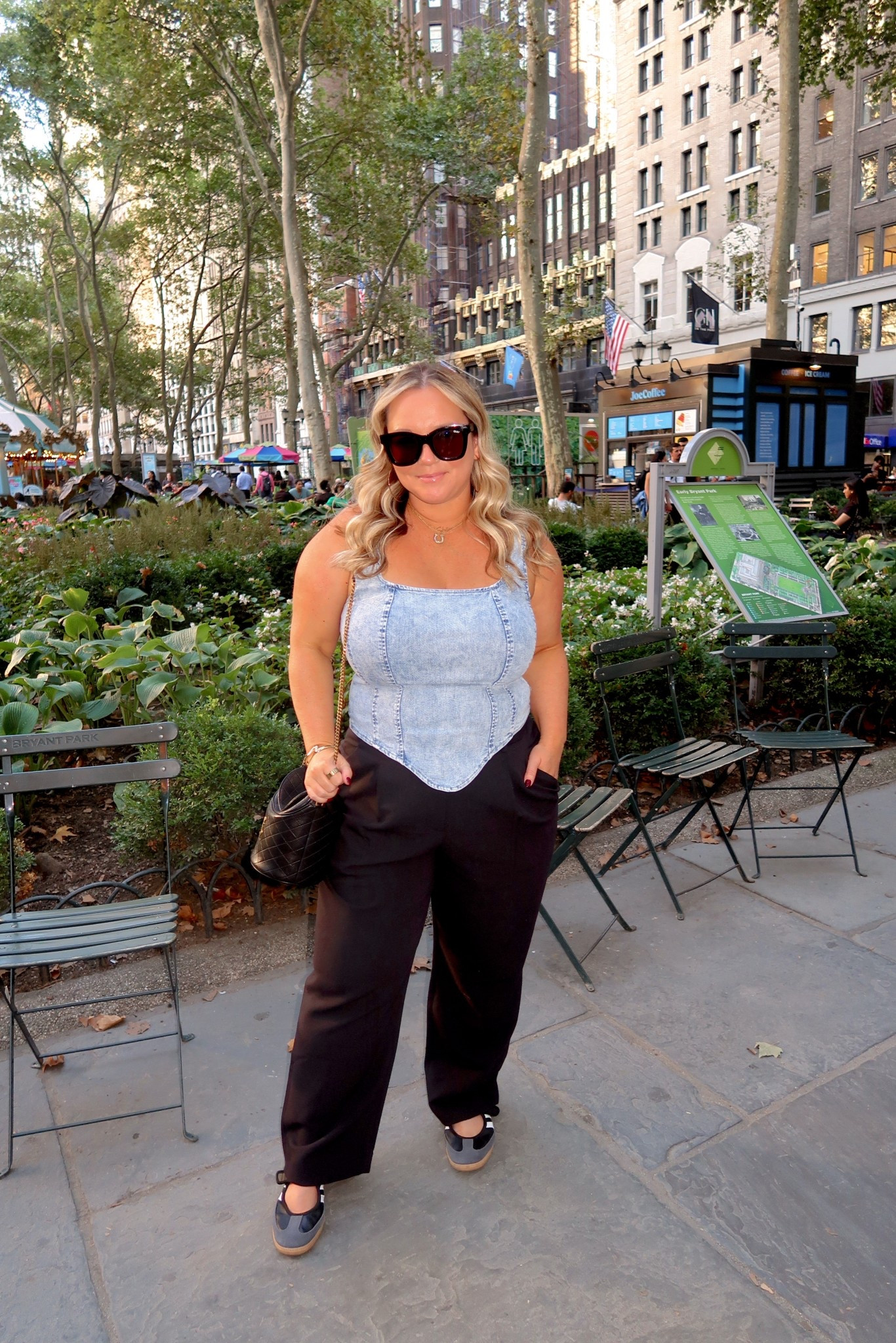 NYC first day! I am so excited to be here!
It's warm so did a denim corset and trousers!
Size XL corset it's super stretchy
Trousers size 32 SHORT
Curve love adidas run tts for me

NYFW, travel style, petite style, Amazon fashion, Abercrombie, style over 40, fall outfit, fall style, travel style, everyday style, fall sneakers, fall trends 

#LTKNYFW #LTKMidsize #LTKTravel