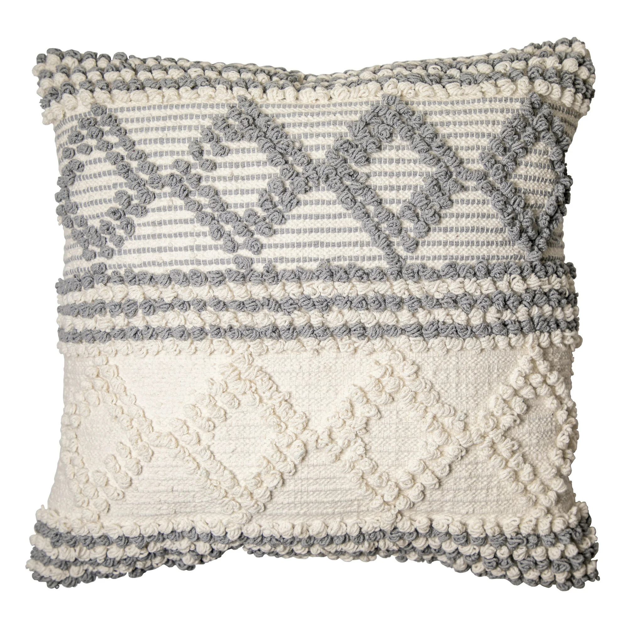 Better Homes & Gardens, Neutral Textured Decorative Throw Pillow, 20”x20” - Walmart.com | Walmart (US)