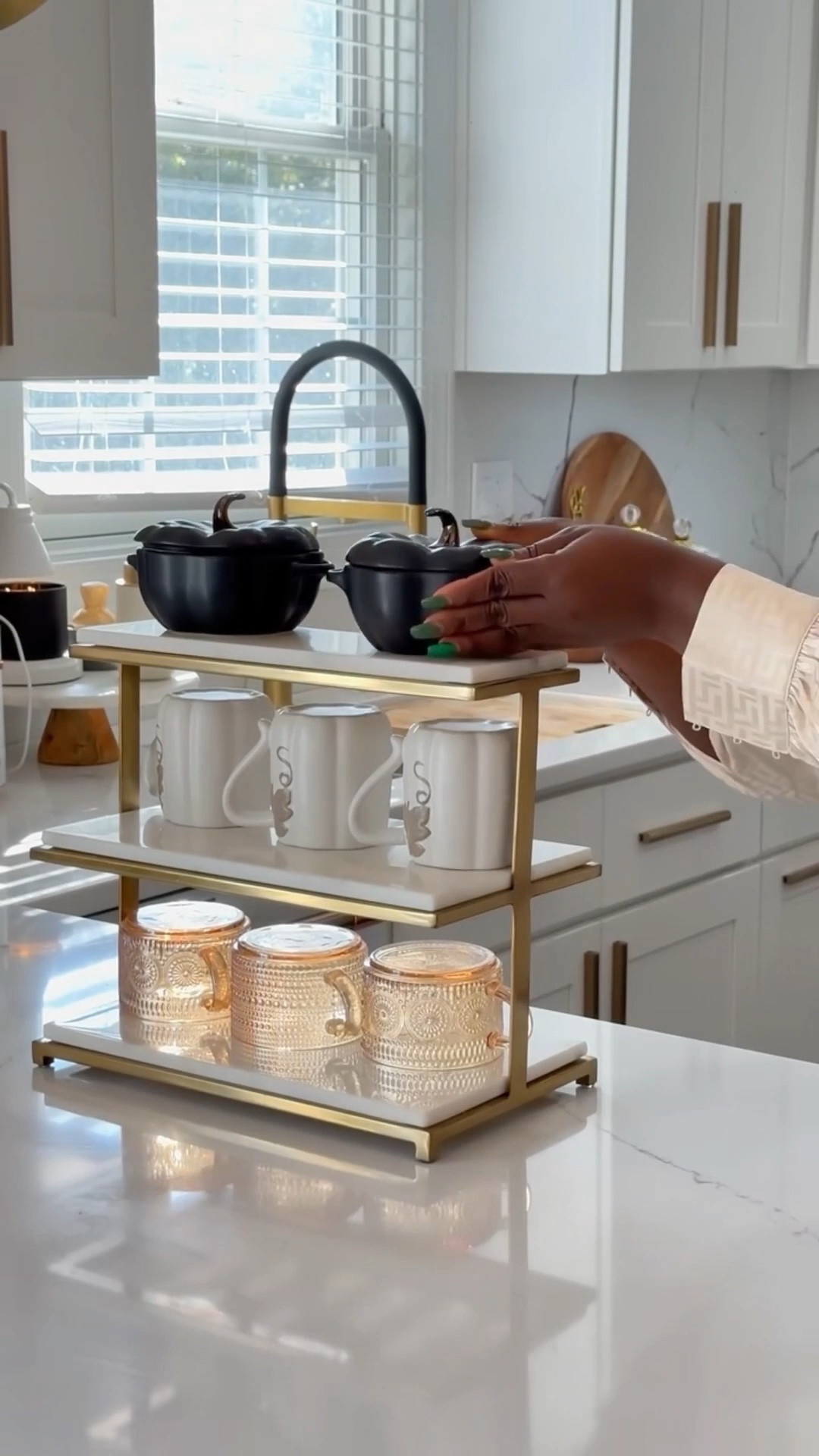 Fall coffee station styling idea because coffee just tastes better in a festive mug

#LTKHome #LTKSaleAlert