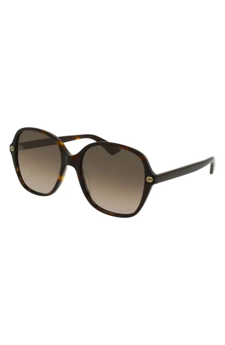 Gucci 55mm Gradient Sunglasses | Nordstrom | Nordstrom
