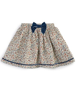 Little Girl 2T-6X Floral Pull On Velvet Bow Skirt | Dillard's
