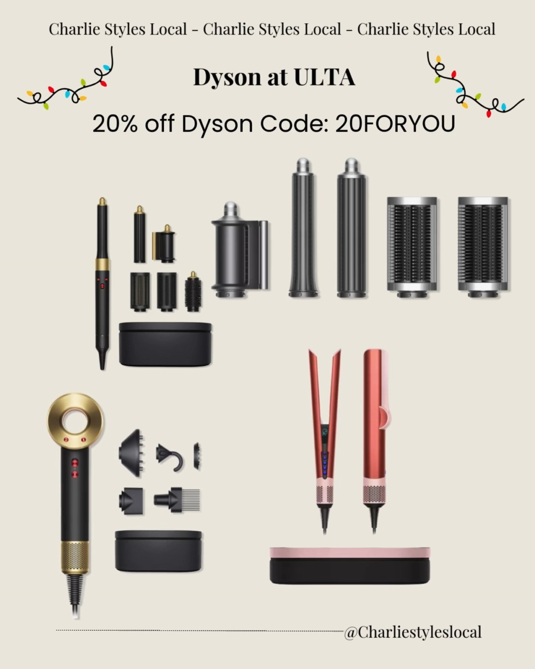 20% off Dyson Products with Code: 20FORYOU - if you've been following for a while you know how much I love my dyson airwrap! This thing never goes on sale!! Get it while it's still in stock! 

dyson, hair, volume 

 #LTKGiftGuide #LTKHoliday #LTKSaleAlert