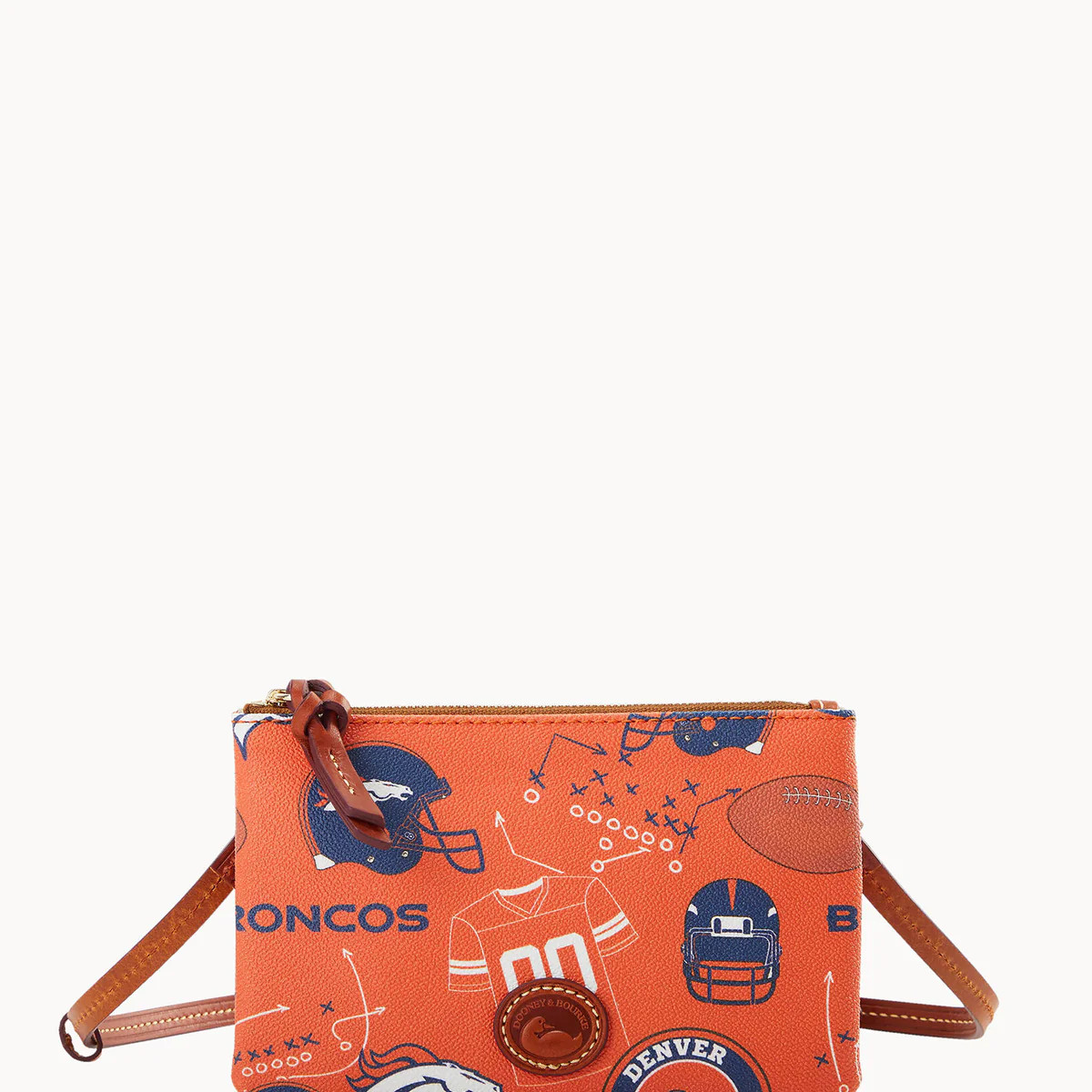 NFL Broncos Top Zip Crossbody | ILoveDooney