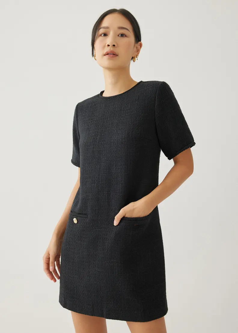 Ashanti Tweed Shift Mini Dress | Love, Bonito USA