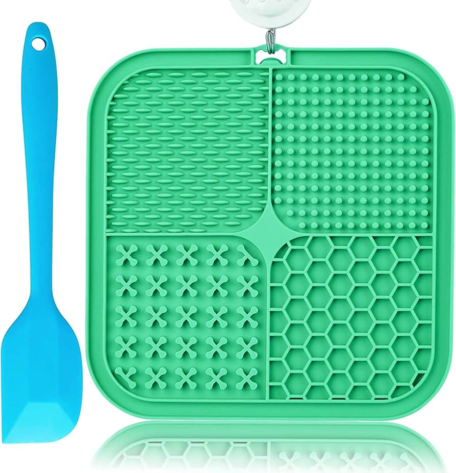 Kwispel Lick Mat for Dogs, Large Dog Lick Mat with Suction Cups for Anxiety, Peanut Butter Dog Li... | Amazon (US)