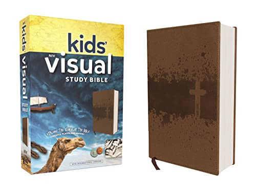 NIV, Kids' Visual Study Bible, Leathersoft, Bronze, Full Color Interior: Explore the Story of the Bible---People, Places, and History | Amazon (US)