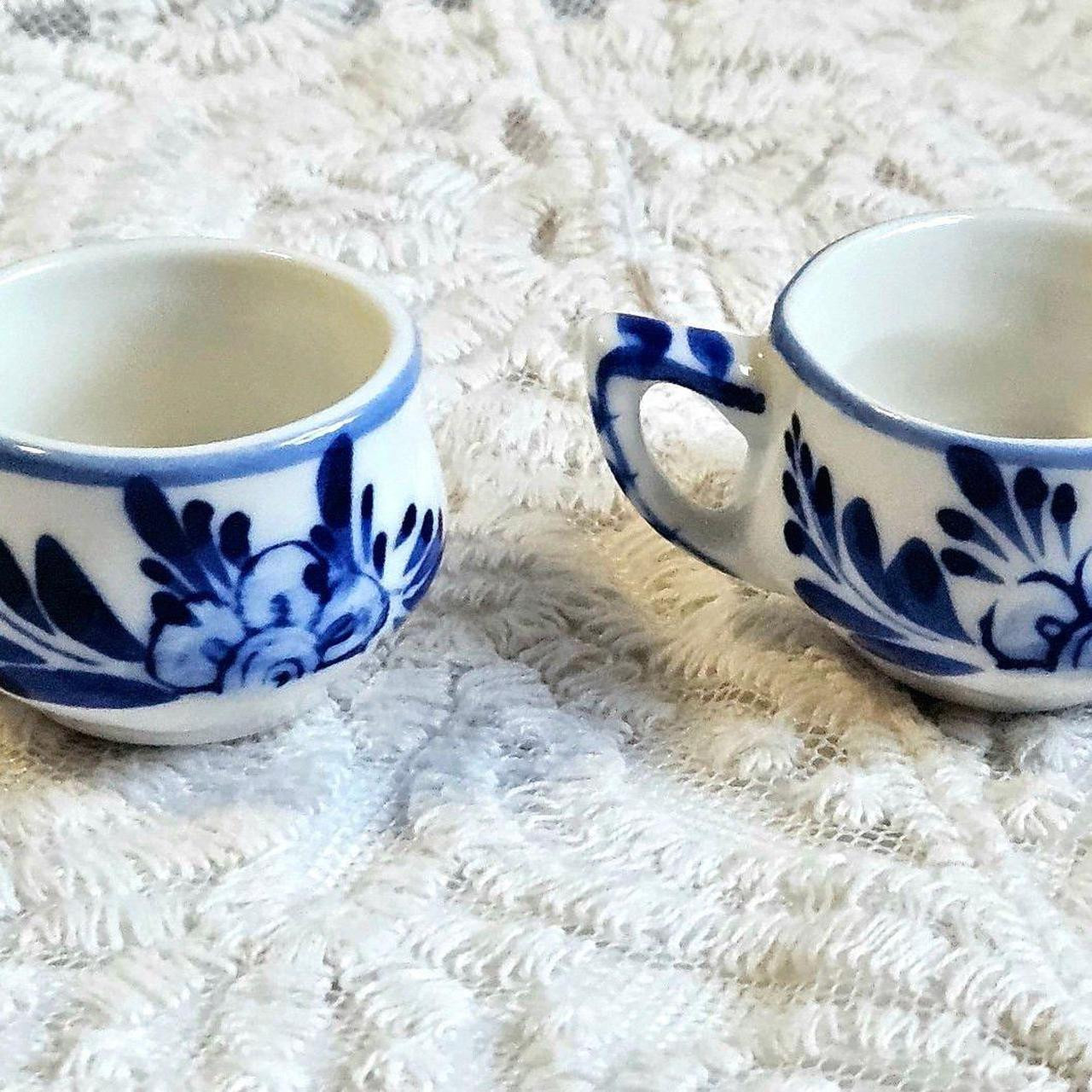 Source Unknown Home accessory - Blue/White | Depop US