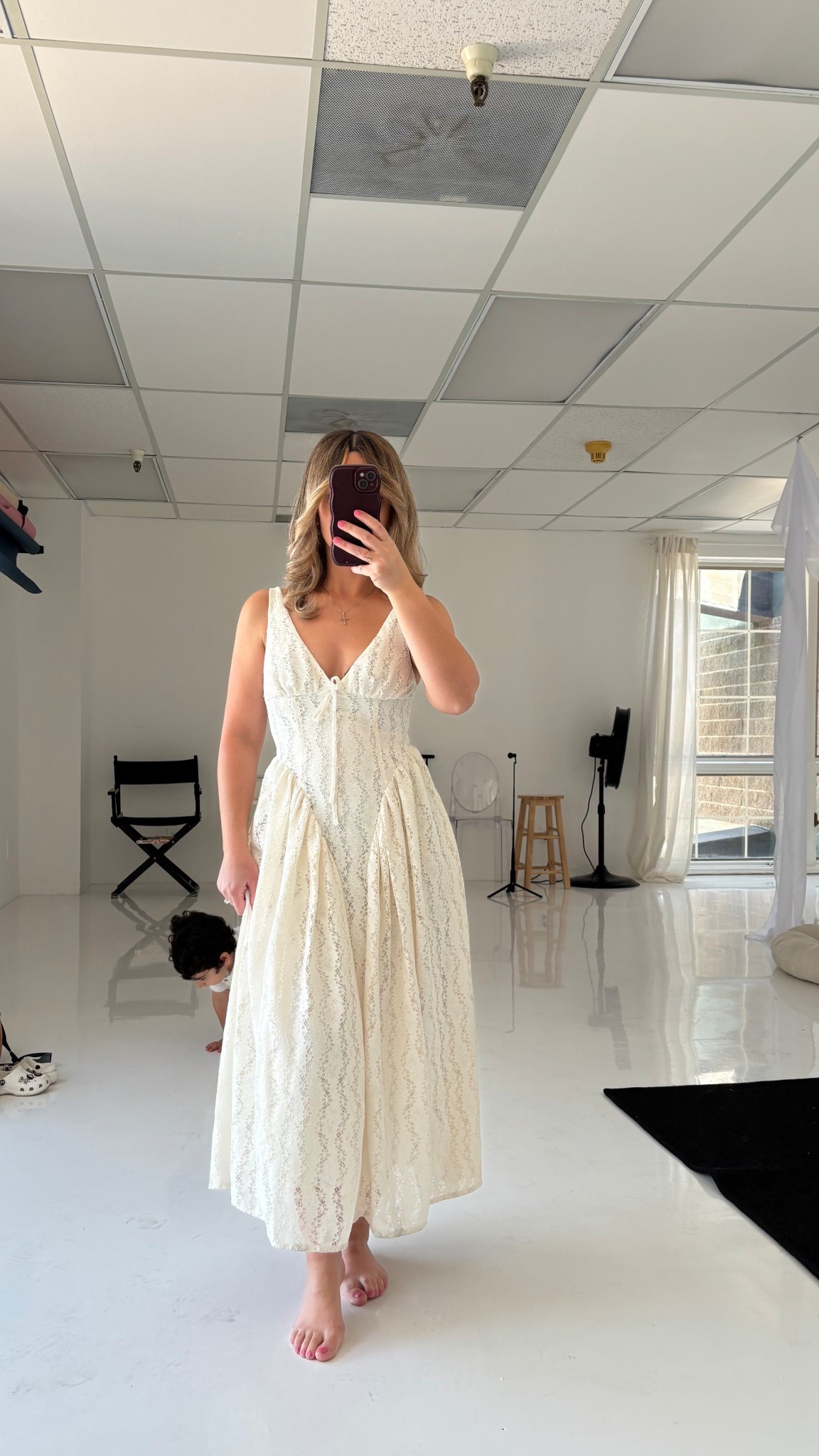 Target dress $40 ✨ perfect for bridal shower, baby shower, gender reveal, baptism, Mother’s Day photos, resort, etc. wearing XS (house of cb look alike) @Target 

#targetdresses #dresses #lacedresses #dressesunder50 #momstyle #mothersdayphotos #mothersday #bridalshowerdress #babyshowerdress #genderrevealdress #whitedress #affordablestyle #familyphotos #graduationdress #petitestyle #resortdress #baptismdress #summerdress #styletip #outfitideas #mytargetstyle #targetfinds #targetstyle #targetdress 

#LTKSeasonal #LTKMothersDay #LTKU