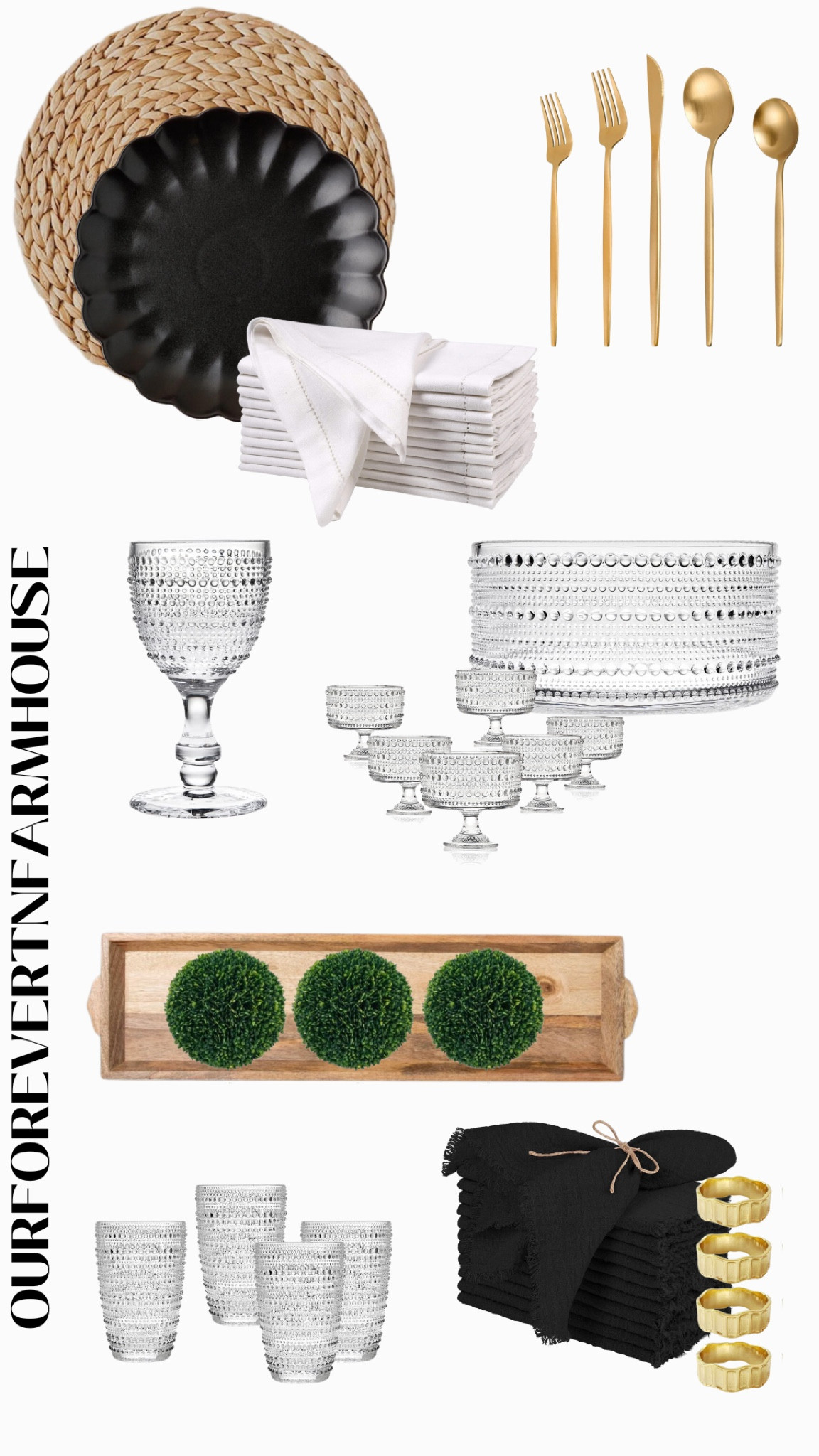 Neutral dining table setting.

#LTKhome