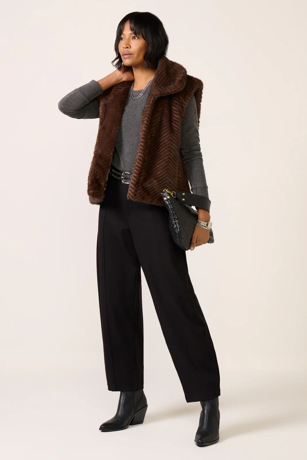 Faux Fur Vest | Evereve