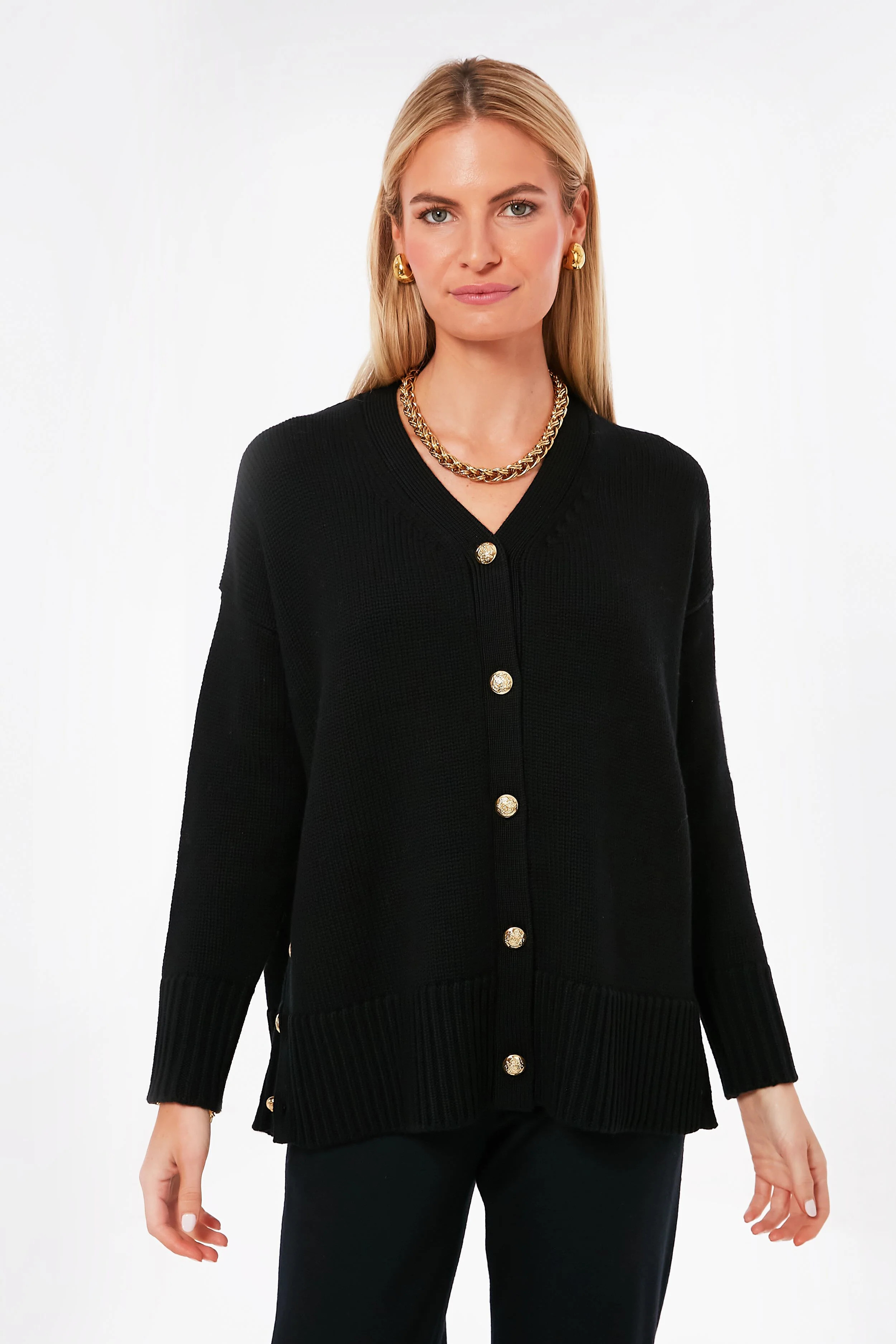 Black Meyers Cardigan | Tuckernuck (US)