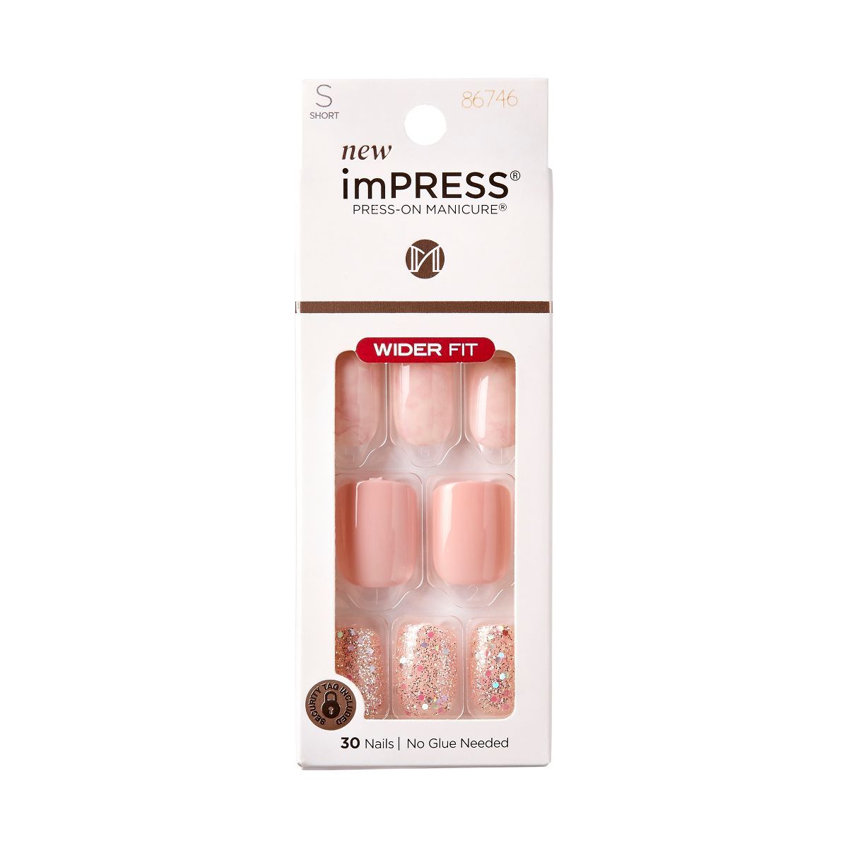 KISS Products imPRESS Wide Fake Nails - Just a Dream - 33ct | Target