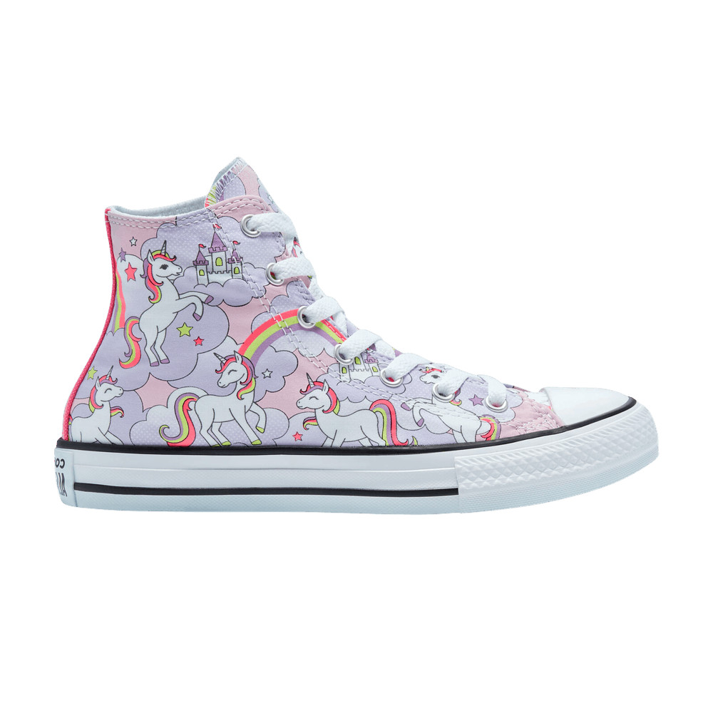 Converse Chuck Taylor All Star High GS 'Neon Unicorn' Sneakers | GOAT