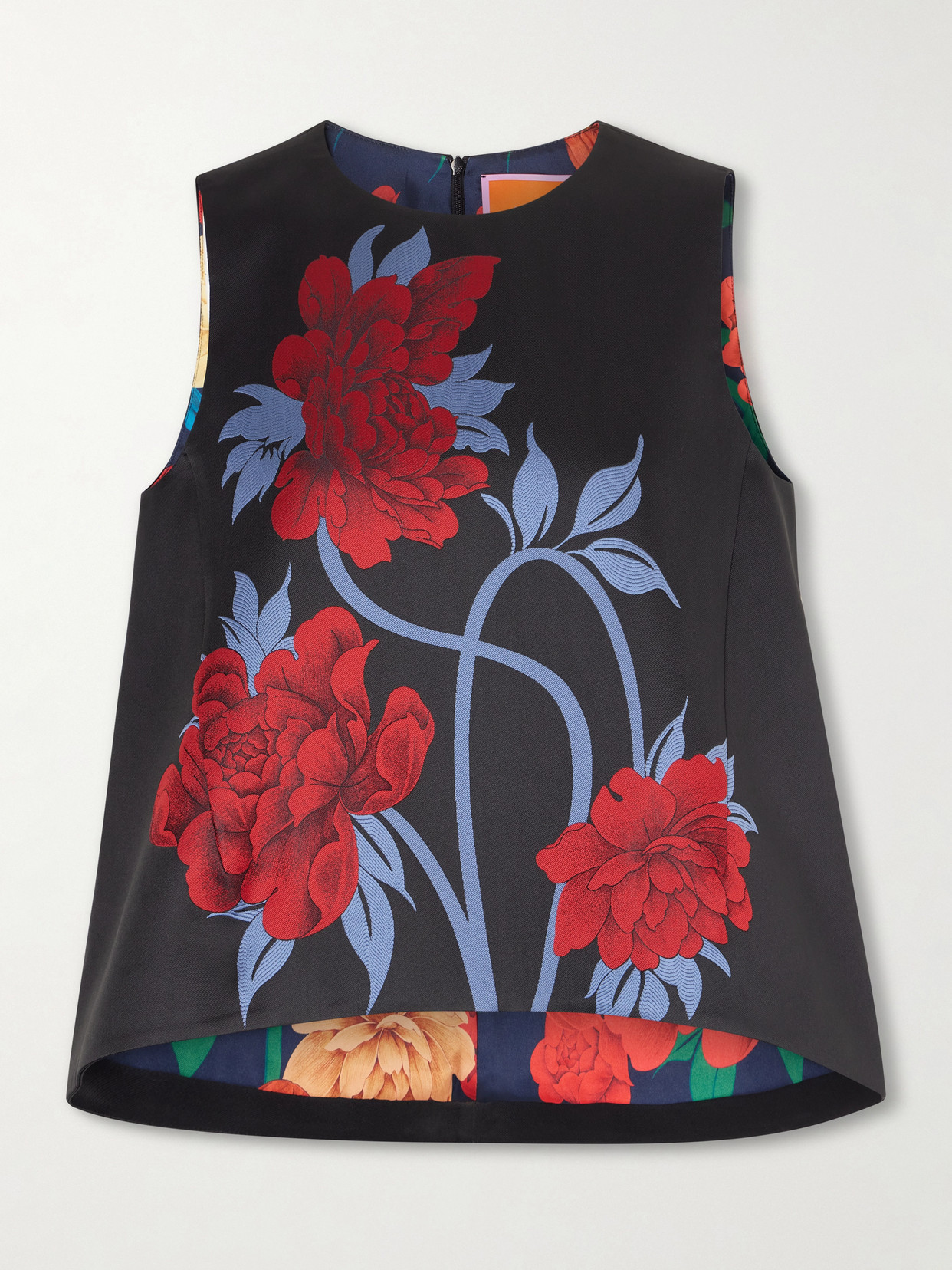 La DoubleJ - La Scala Floral-jacquard Top - Multi | NET-A-PORTER (US)