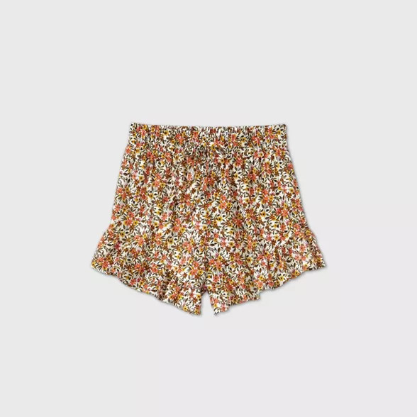 Women's High-Rise Drawstring Waist Ruffle Shorts - Wild Fable™ (Regular & Plus) | Target