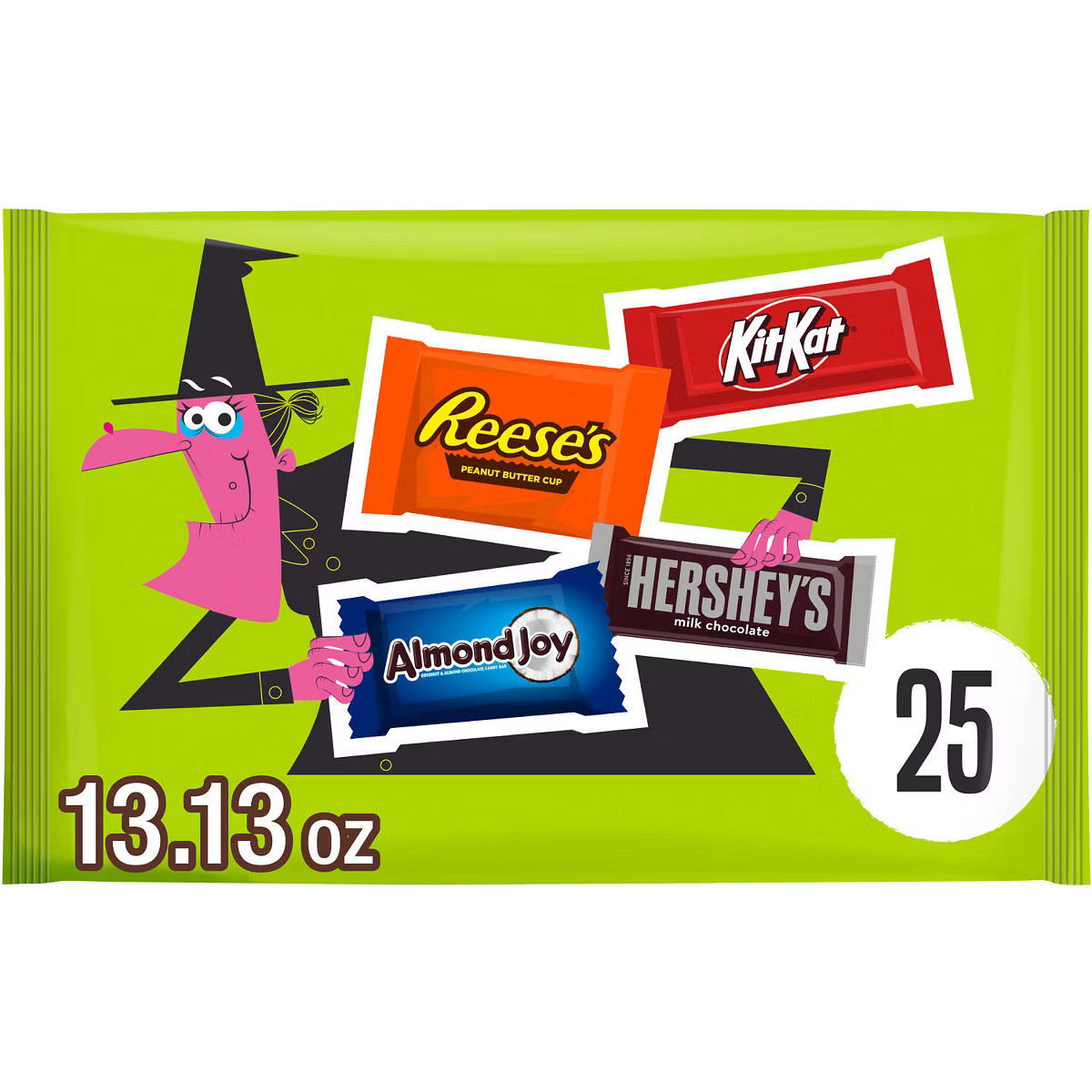 HERSHEY'S Chocolate Assorted Halloween Candy Snack Size - 13.13oz/25pc | Target