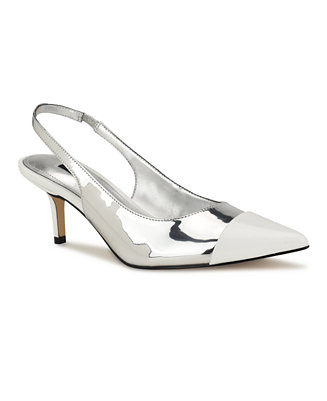 Nine West Women's Awaie Pointy Toe Dress Slingback Pumps - Macy's | Macy's