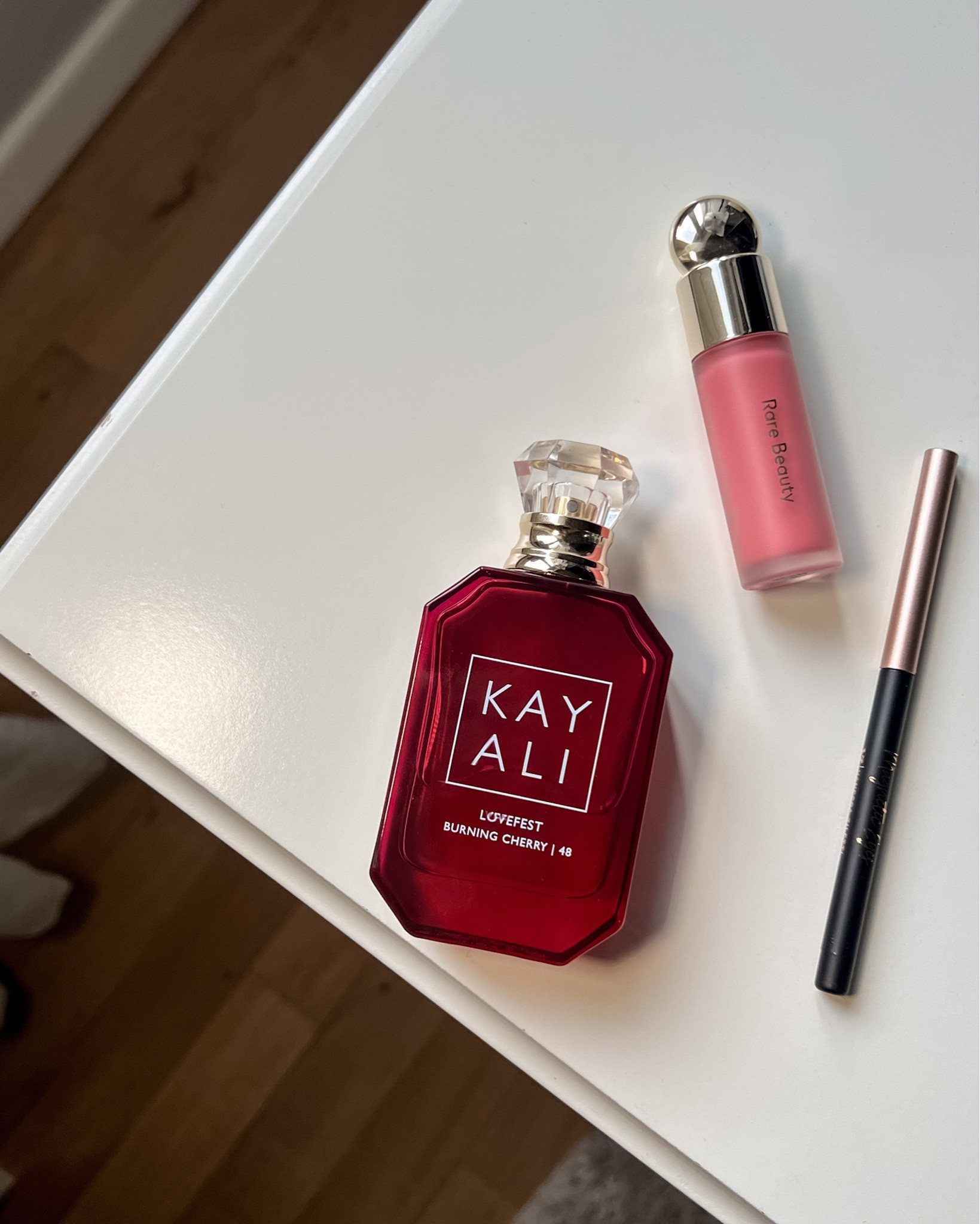My beauty must haves 🫶🏼
Kayali Love Fest Burning Cherry perfume, Rare beauty Soft pinch liquid blush, Vanessa Ziletti Cosmetics Magnetic eye pencil, beauty lovers, trendy makeup. 

#LTKeurope #LTKbeauty #LTKSeasonal