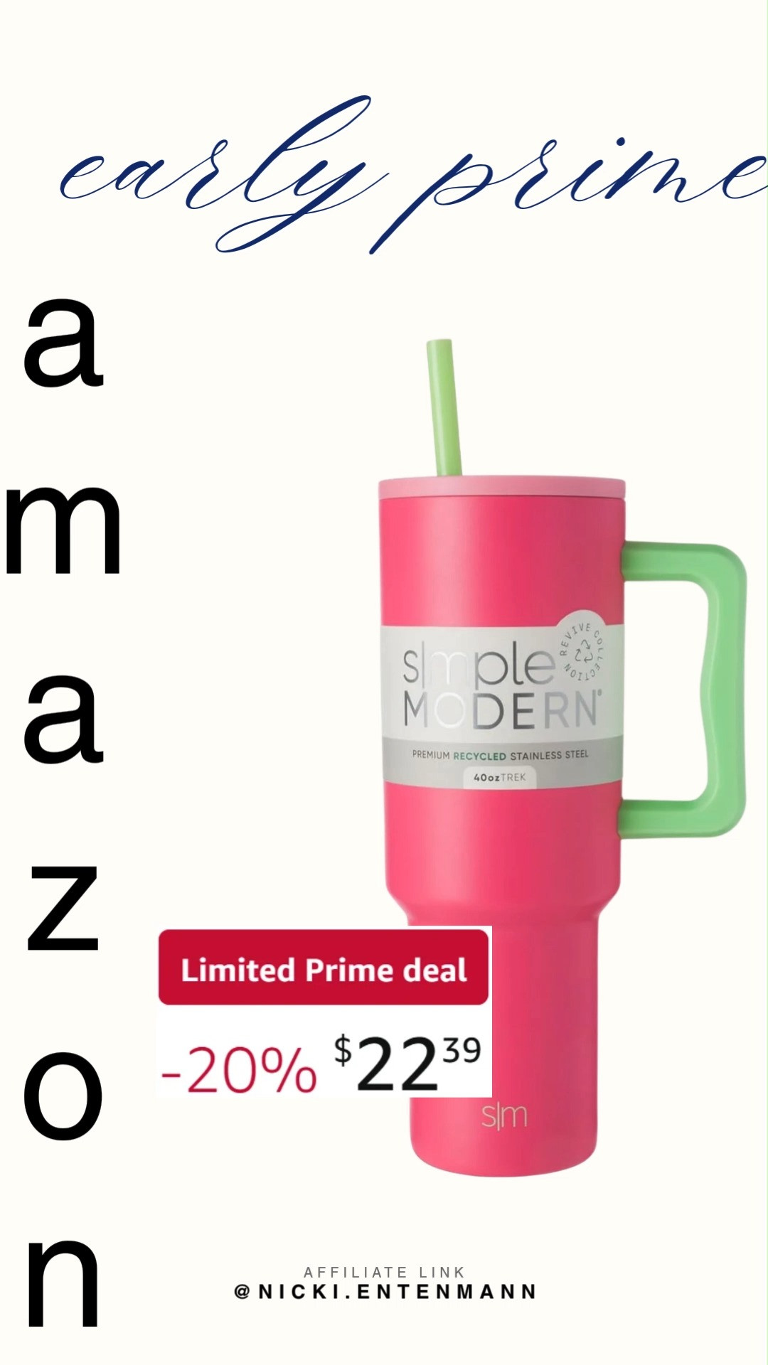Simple Modern 40 oz Trek Tumbler with Handle and Straw Lid keeps hydration stylish and easy. Durable stainless steel design, insulated performance, and everyday convenience make it your go‑to drinkware. 🥤🌟🚶‍♀️  

#SimpleModern #TrekTumbler #WaterBottle #InsulatedBottle #StainlessSteel #ReusableBottle #HydrationGoals #EcoFriendly #Drinkware #HealthyLifestyle 

 #LTKselfcare #LTKSaleAlert #LTKTravel