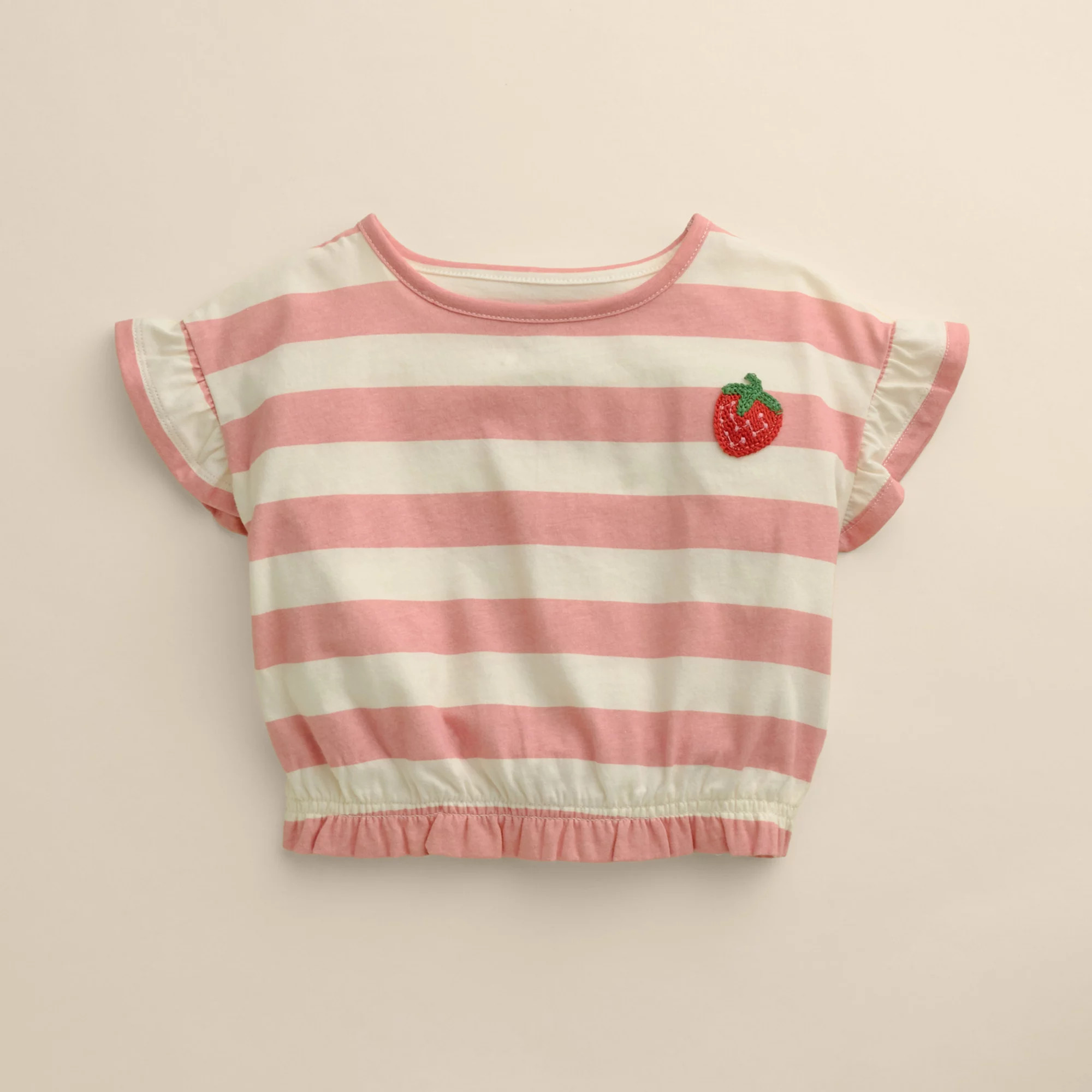 Girls 4-12 Little Co. by Lauren Conrad Flutter Sleeve Tee | Kohl's
