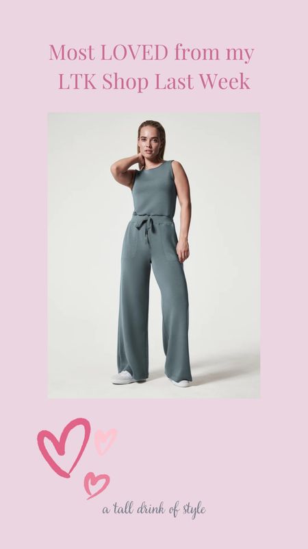Jumpsuits can be a tough fit. They can be challenging to deal with in the restroom too. And something’s they may look pretty but they aren’t very comfortable. This Spanx air essentials jumpsuit is none of those things! Comfortable, easy to wear, and easy to deal with in the rest room too!

#LTKFind #LTKstyletip
