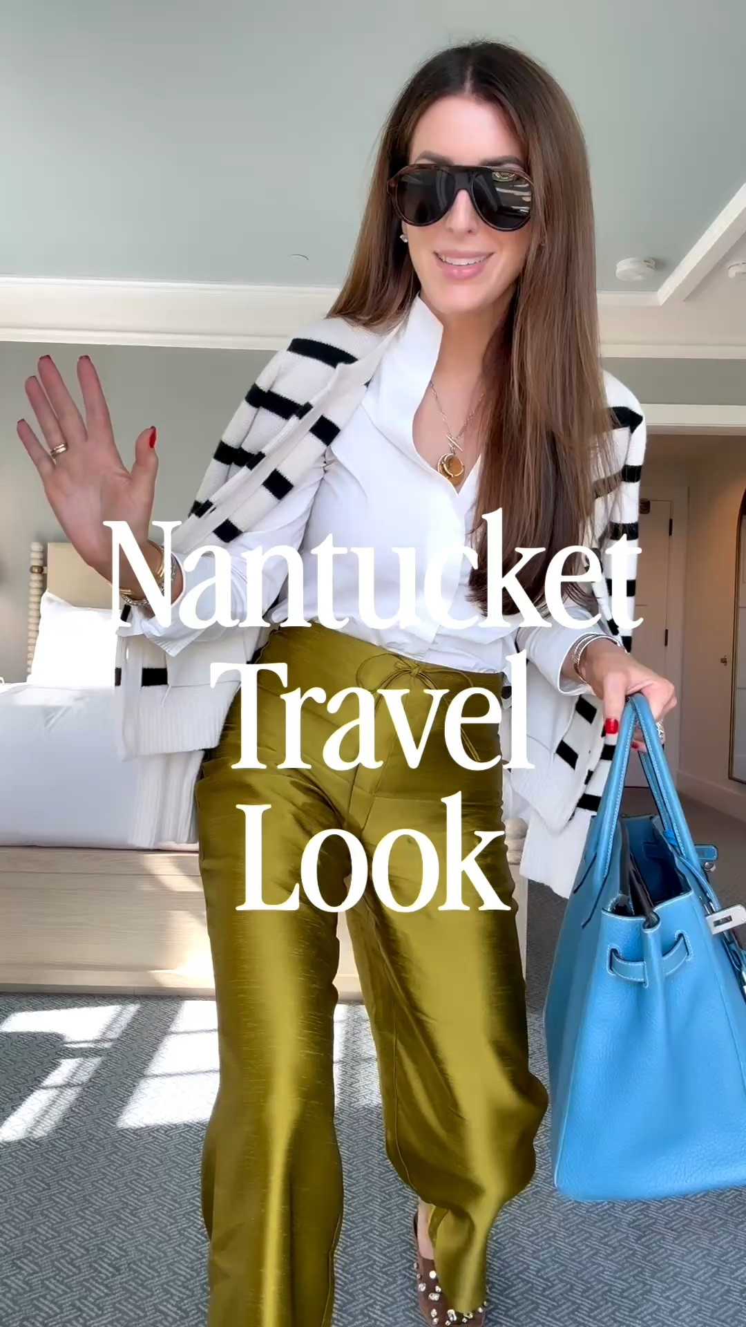 A Nantucket biking day, in the perfect mix of relaxed and polished.
I wore the Reformation drawstring pants in a size small. This color is everywhere right now, and I’m especially into it for early fall. Paired with the white Bessett Top from Tuckernuck, also in a size small — truly a closet staple! You guys seem to love it as much as I do! I threw on this Quince cardigan, which is the perfect weight for this Nantucket weather but so good for transitional fall dressing! I’ve linked my sunnies and some similar accessories below!

#LTKOver40 #LTKootd #LTKTall