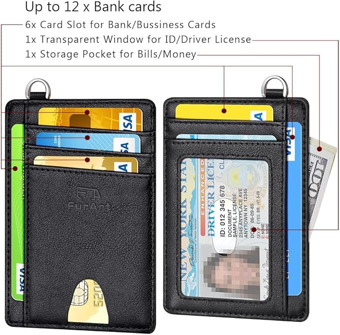 FurArt Slim Minimalist Wallet, Front Pocket Wallets, RFID Blocking, Credit Card Holder for Men & ... | Amazon (US)