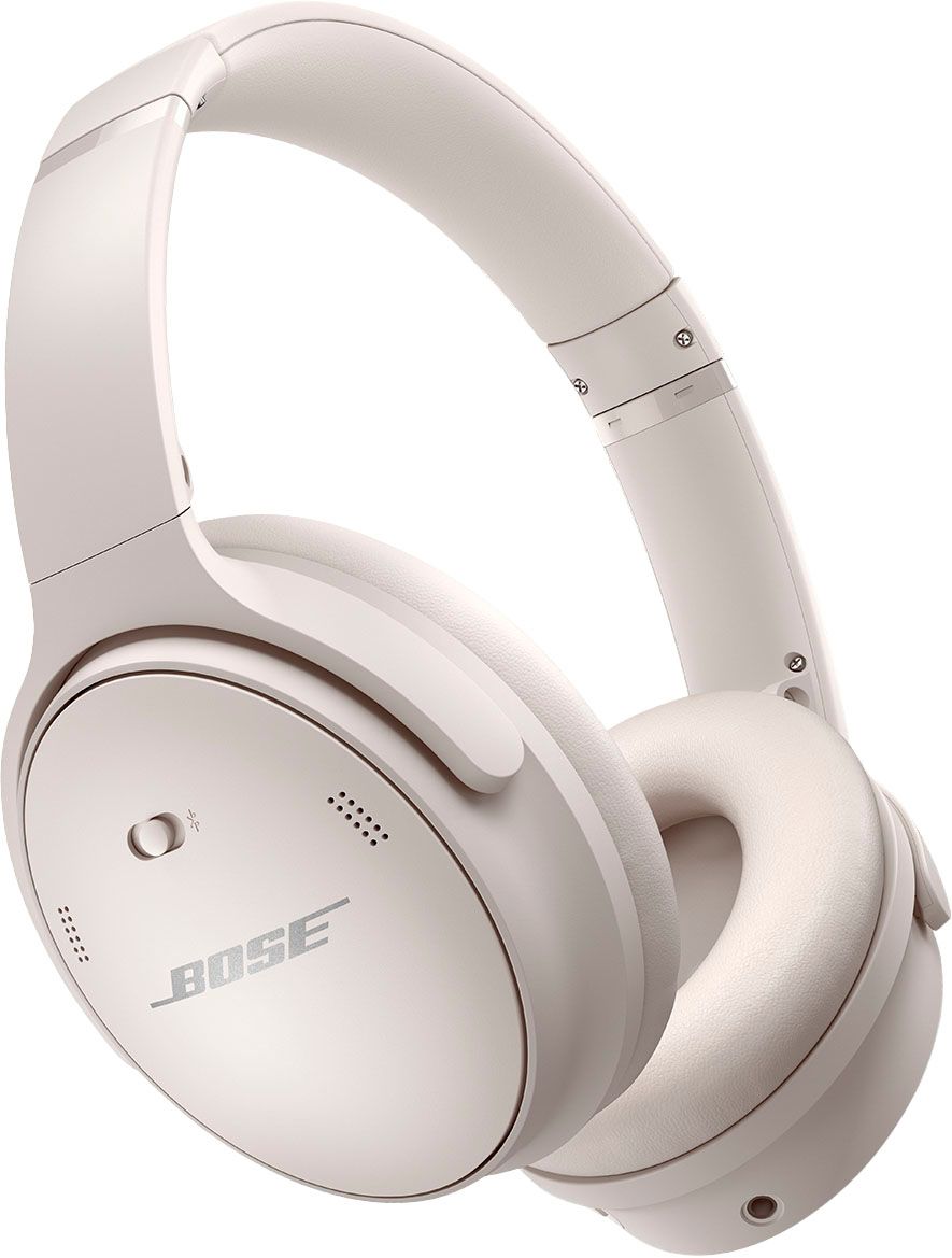 Bose QuietComfort 45 Wireless Noise Cancelling Over-the-Ear Headphones White Smoke 866724-0200 - ... | Best Buy U.S.