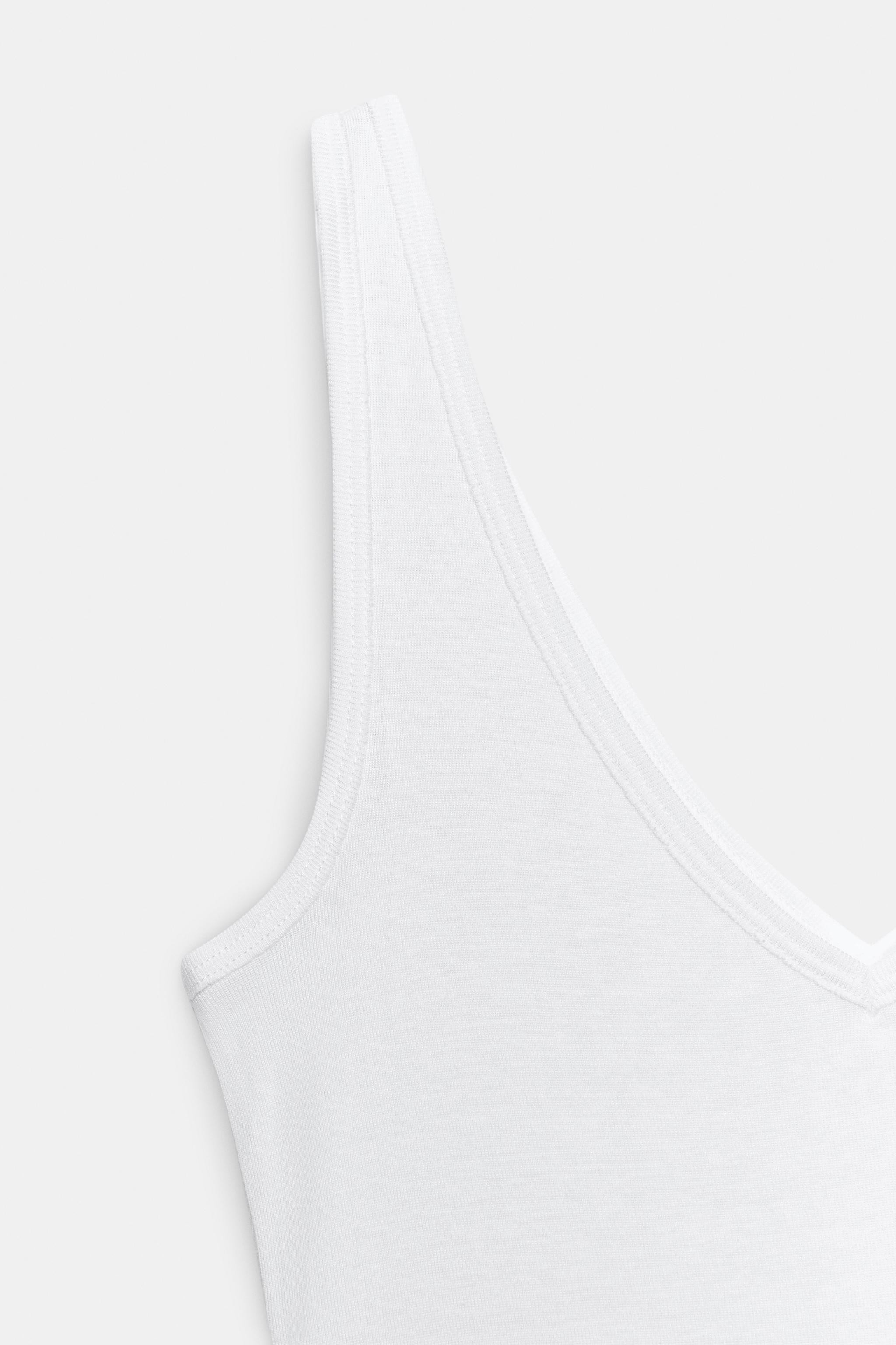 COTTON STRAPPY TOP | Zara UK