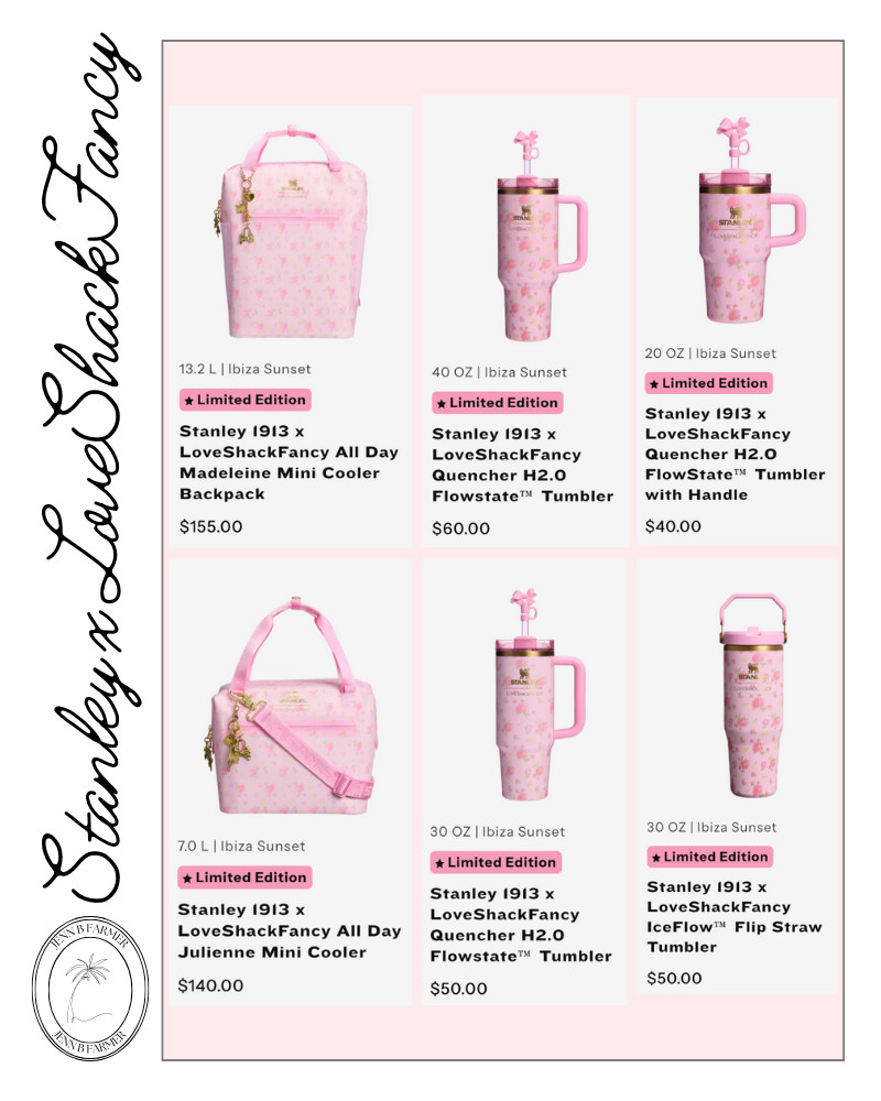 Shop the StanleyxLoveShackFancy collab before it sells out! There are several sizes available for the tumbler!


stanley cup, loveshackfancy, tumbler, water bottle, girly things, preppy style 

 #LTKSeasonal #LTKFindsUnder50 #LTKFindsUnder100