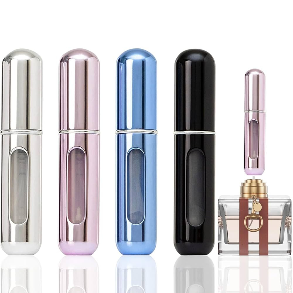 Portable Mini Refillable Perfume Atomizer Bottle, Travel Size Refillable Perfume Refill Bottle - ... | Amazon (US)