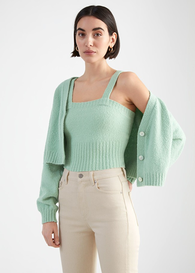 Cropped Fitted Knit Top | & Other Stories (EU + UK)