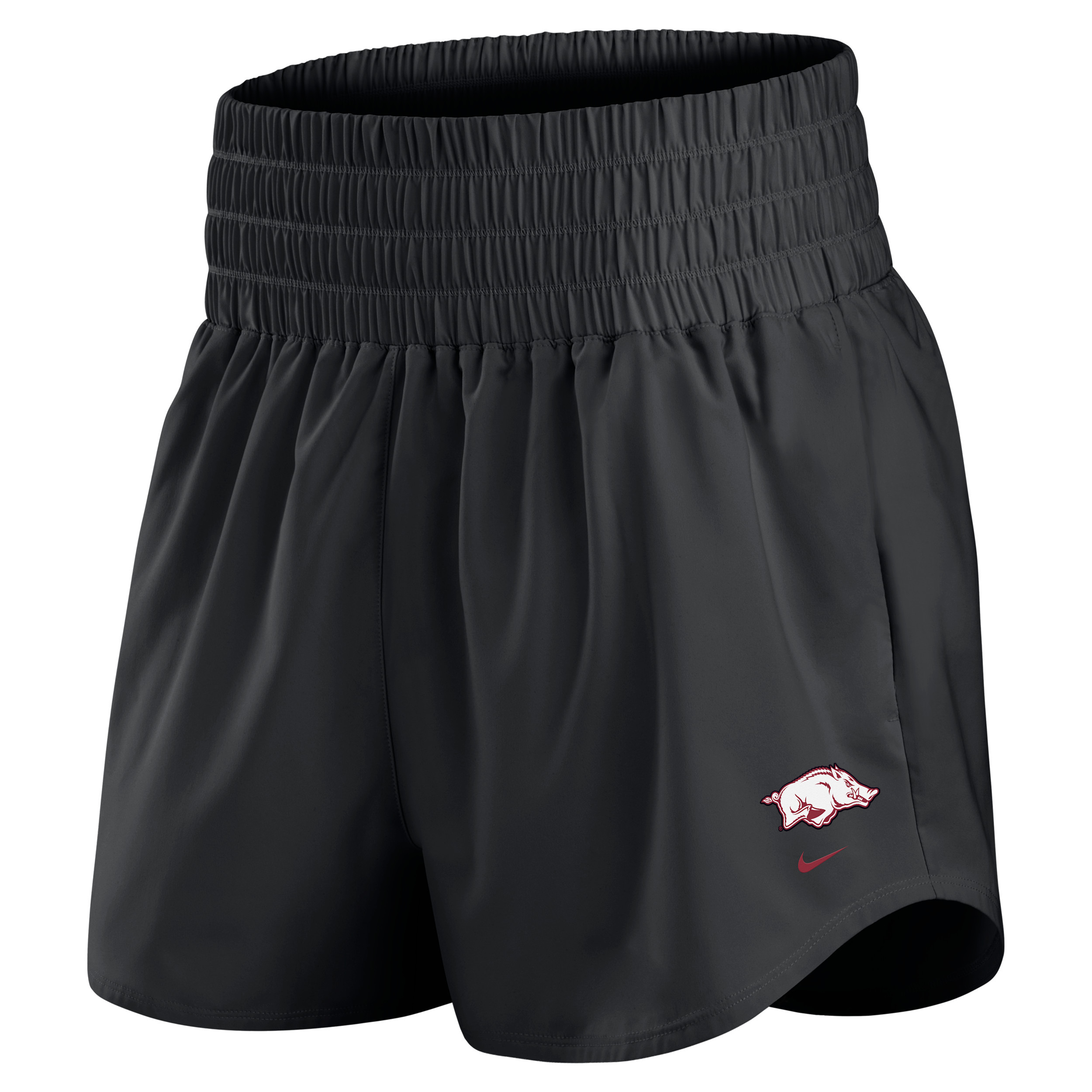 Arkansas Primary Logo One Nike Women's Dri-FIT College Shorts in Black | IM0017-010 | Nike (US)
