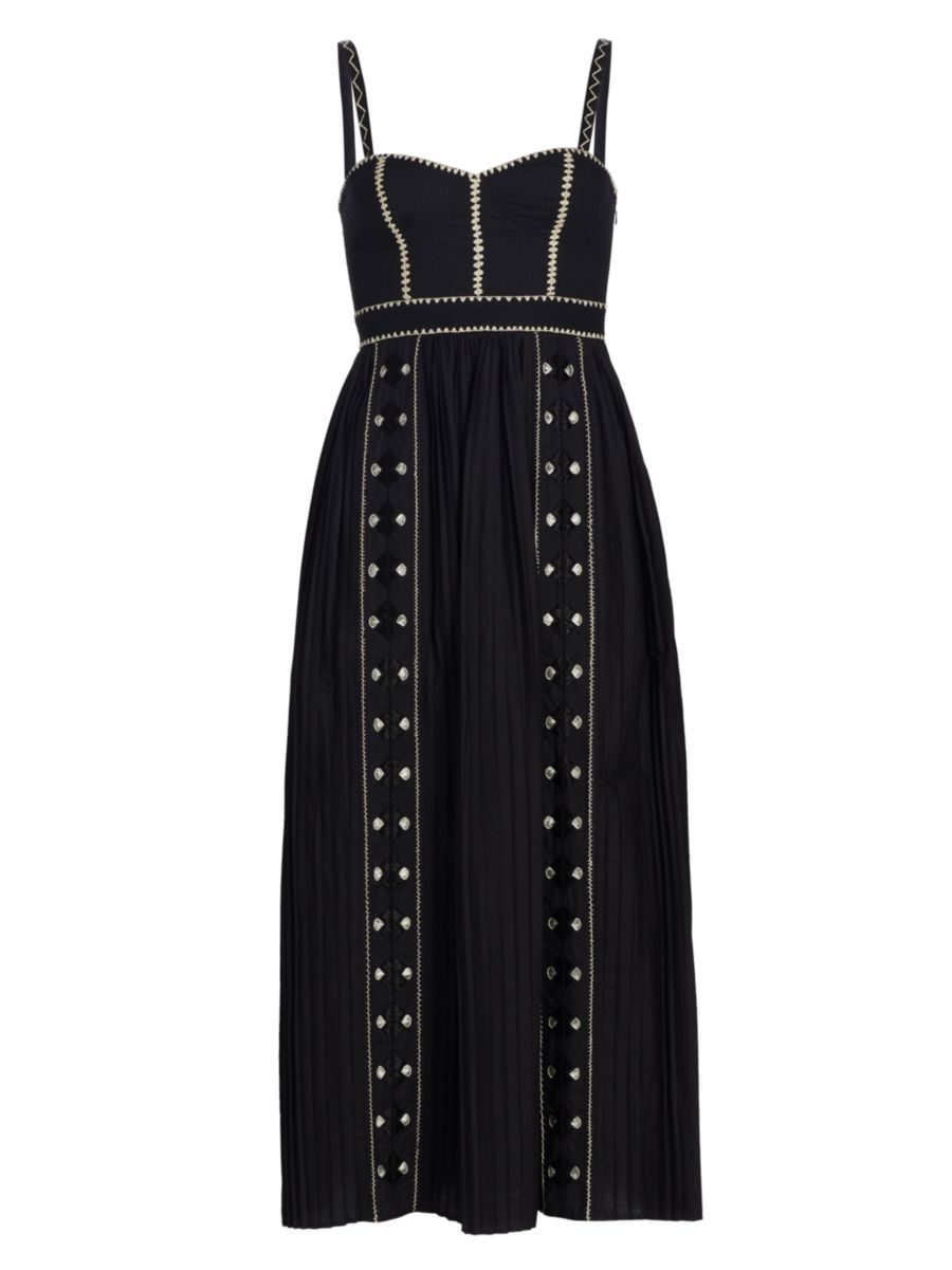 Elin Cotton Embroidered Maxi Dress | Saks Fifth Avenue