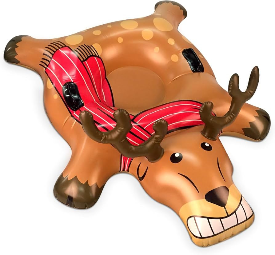 BigMouth Inc Large 48" Inflatable Snow Tube for Kids and Adults, Durable Winter Toy for Tubing & ... | Amazon (US)