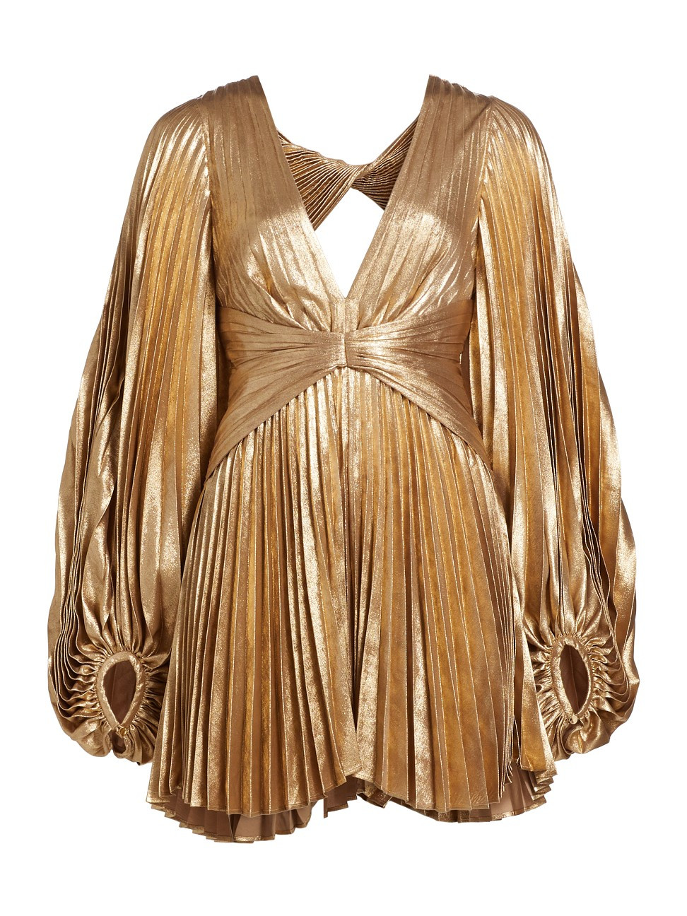 Women's Geneva Metallic Minidress - Gold - Size 2 | Saks Fifth Avenue