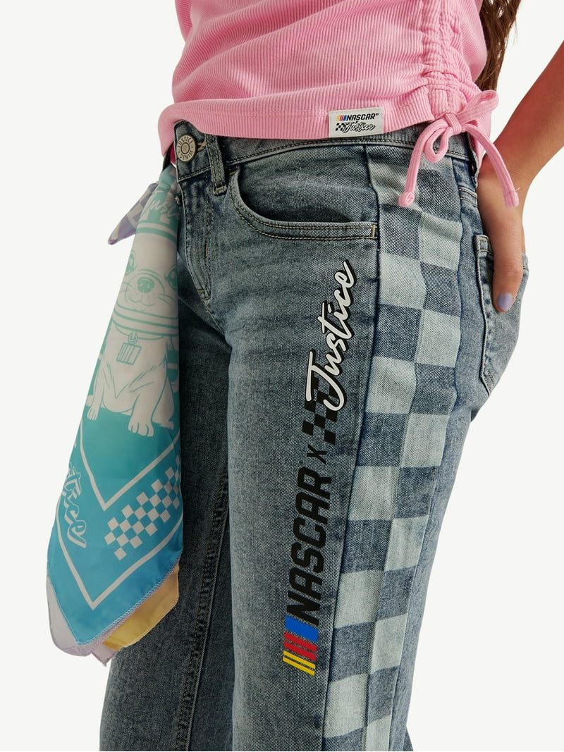 Justice Girl's NASCAR X Justice Collab Jean, Sizes 6-18, Slim & Plus | Walmart (US)